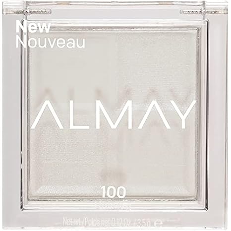 Almay Eyeshadow Palette, Longlasting Eye Makeup, Single Shade Eye Color in Matte, Metallic, Satin and Glitter Finish, Hypoallergenic, 100 Unicorn, 0.1 Oz