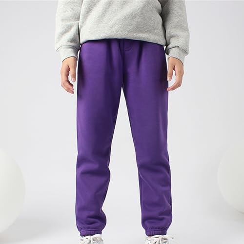 Girls Sweatpants High Waisted Drawstring Cinch Bottom Workout Pants Loose Casual Athletic Jogger Pants with Pockets2