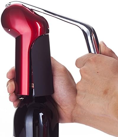 KAYCROWN Wine Bottle Opener, Zinc Alloy Power Wine Opener Corkscrew with Foil Cutter, Vertical Lever Corkscrew for Gift Sending/Party/Bars