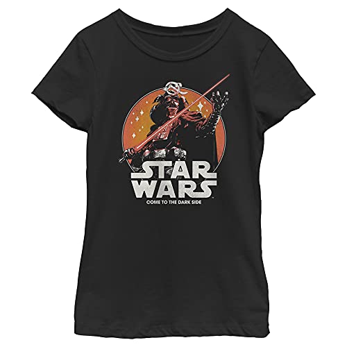 T-shirt Star Wars Visions Dark Vador noir XL pour fille en coton confortable