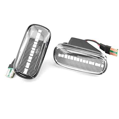 Clignotant dynamique LED blanc pack de 4 feux de signalisation