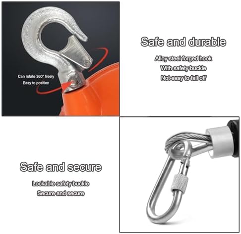 Adjustable Retractable Spring Balancer Tool Holder - 1.5m Wire Rope, Supports 1-3 Kg, Perfect for Workshop Tool Organization, Increases Efficiency & Productivity