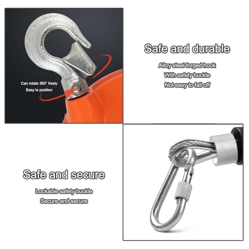 Equilibrador de resorte de 9-15 kg con cable de 1,5m para herramientas 7
