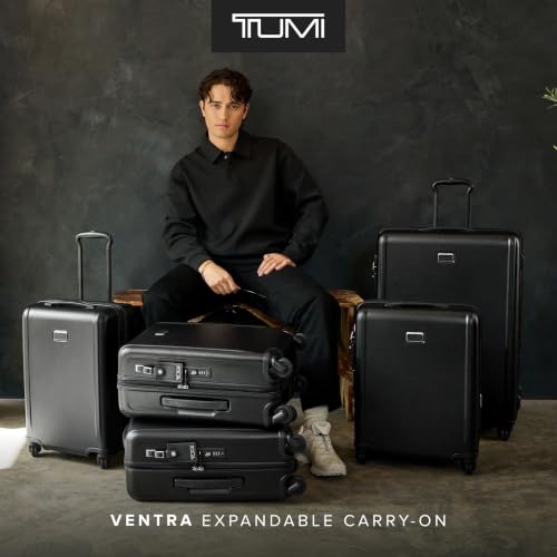 TUMI Ventra Expandable Luggage, 21.8" Carry-On, Black - Image 5