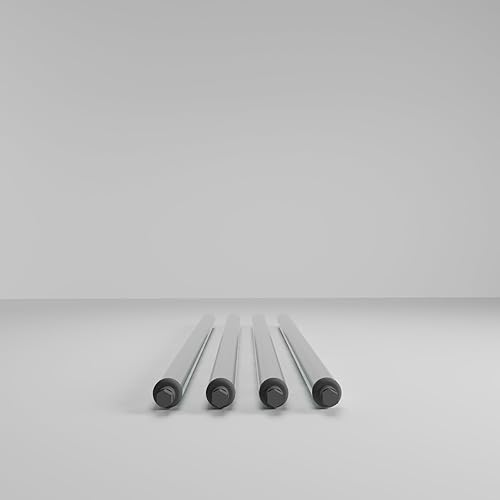 Vista 15 de AmGood Patas de acero galvanizado para mesas de trabajo (patas de 33 pulgadas, paquete de 4)