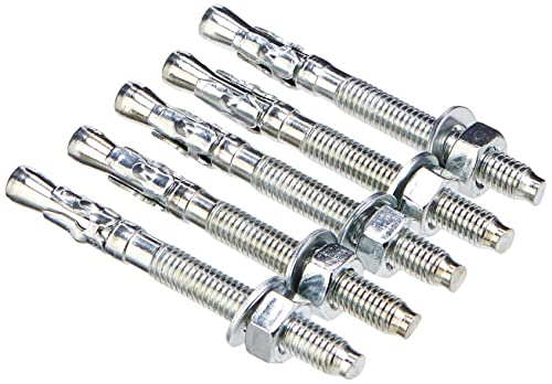 Image of AHC K-ZYTB880B5 M8 x 80 mm Through Bolts - Zinc Plated (Pack of 5)