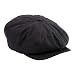Produktbild Beechfield Herren Schirmmütze/Kappe mit Fischgrätmuster (L/XL) (Schwarz)