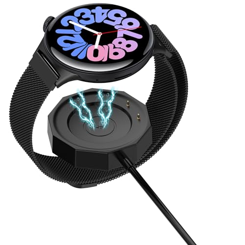 FitTurn 2 Pack Charger Compatible with Vivo watch 3 Charger Charging Cable Charger USB Replacement Charging Clip 3.3ft -Black