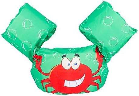 Elejolie Kids Swim Vest for Child Learn Swiming Training,Infant Safety Swim Aid Jacket for Toddler 2 3 4 5 6 Years Old,Arm Wings for Baby 22-66lbs