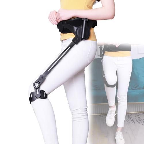 DPLWJPP Fisioterapia Leg Lifter Assist Esoscheletro per Camminare Bionic Body Power Ausili per Deambulazione con 3 Livelli di Intensità Regolati Principio del Pendolo Walking Leftleg-M