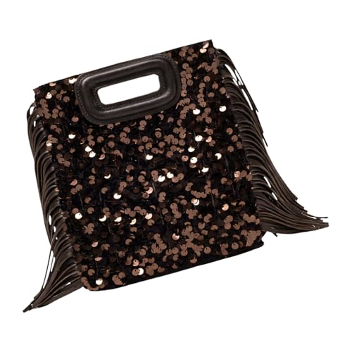 Sac à la mode pour diverses occasions et soirées chics en cuir métallique