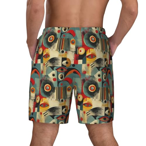 Traje de baño con estampado para hombre transpirable ropa de playa 7