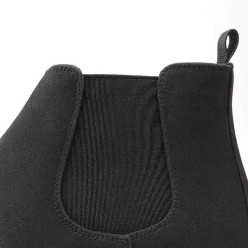 Image of Finishing & Sewing Men's Chelsea Boots, Smart Casual Slip On Ankle Boots