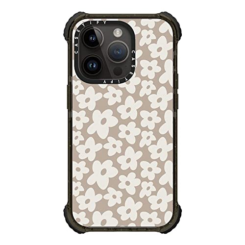 Coque iPhone 14 Pro Casetify Ultra Impact évite casse écran motif fleur - 3