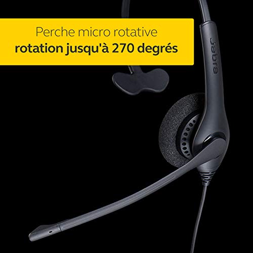Jabra Biz 1500 – Casque Mono supra-auriculaire Quick Disconnect – Casque Filaire avec Microphone Antibruit et Protection… - Les Beatles, Paul McCartney, John Lennon, RIngo Starr, George Harrison Jabra Biz 1500 - Casque Mono supra-auriculaire Quick Disconnect - Casque Filaire avec Microphone Antibruit et Protection… – Image 7