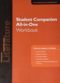 Paperback Pearson Literature 2015 Common Core Student Companion All-In-One Workbook Grade 11 Book