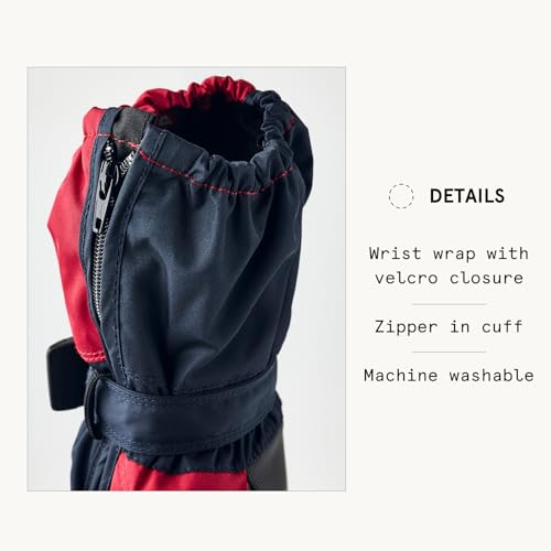 Image of Hestra Baby Zip Long Mitt (Child 1-9yrs) | Waterproof, Insulated Mittens for Toddlers & Kids for Winter & Playing in the Snow