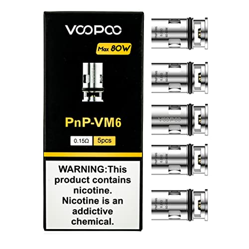 Voopoo PNP-Spulen - 5er-Pack [VM6, 0,15 Ohm] Cover