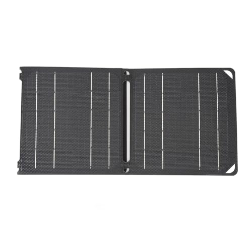 Portable Solar Charger, 5V 9V Oxford Cloth Shell, 20W Fast Charging Foldable Solar Panel with 2 USB Output for Outdoor Hiking