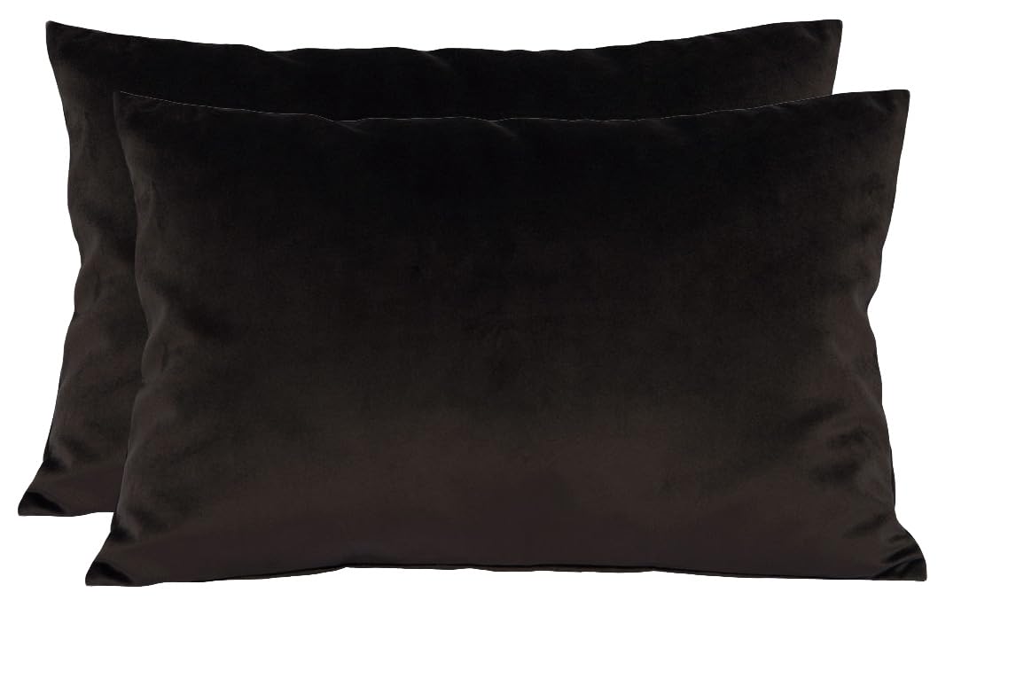 TangDepot 2-Pack Super Soft Velvet Pillow Covers, 20x20 Grass Green — view 111