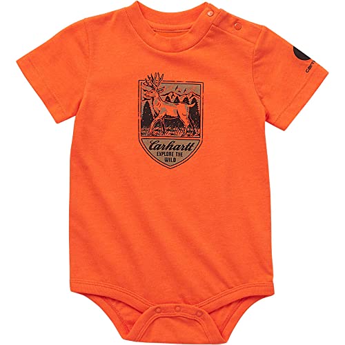 Image of Carhartt Kid's CA6500 Short-Sleeve Toolbelt Bodysuit - Boys