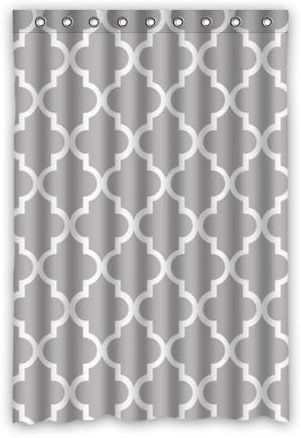 Custom Flower Sugar Skull Pattern Waterproof Bathroom Shower Curtain 100% Polyester Fabric Shower Curtain Standard Size 66 x 72