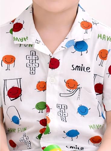Image of 3BROS Baby Boys & Baby Girls Pure Cotton Clothing Set Casual Half Sleeves Shirt with Shorts Set For Boys & Girls