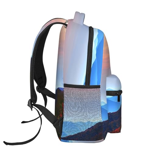 Mochila Blue Ridge de viaje ligero con estampado de montaña 3