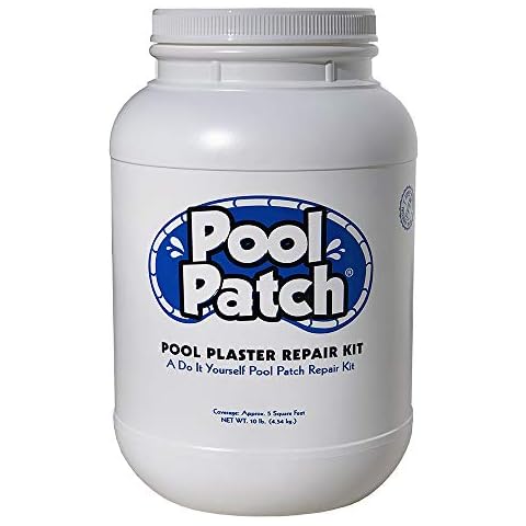 Pool Patch White Pool Plaster Repair Kit, 10-Pound, White Cover