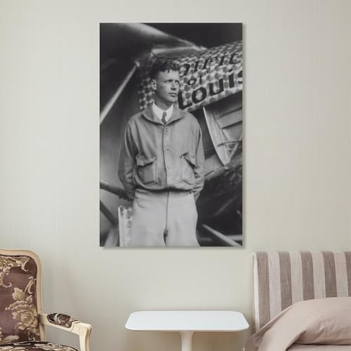 Poster Charles Lindbergh impression photo murale de qualité