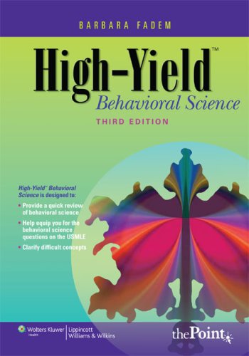 High-Yield™ Behavioral Science (High-Yield  Series)