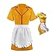GOLDSTITCH Women Waitress Uniform Yellow Cosplay Fancy Dress Housemaid Cosplay Party Costume Halloween
