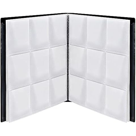 Sammelkarten Alben Transparent Kartenhalter, Leere Sammelmappe Pokemon Sammelalbum Cover