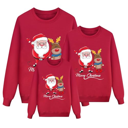 Generisch Weihnachtspullover Familie Set Damen Herren Kinder Lustig...