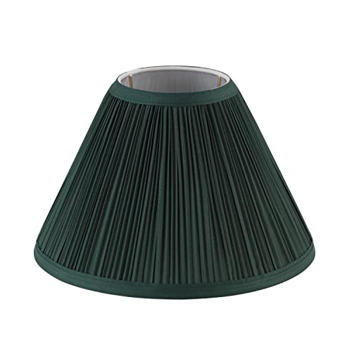 Aspen Creative 59173, Empire Uno Lamp Shade, Forest Green, 4" Top X 10" Bottom X 7" Slant Height, Slip Uno 33Mm #TOP1