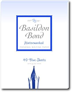Basildon Bond Duke 137 x 178 mm Writing Pad with 40 Sheets - Blue, 100100123