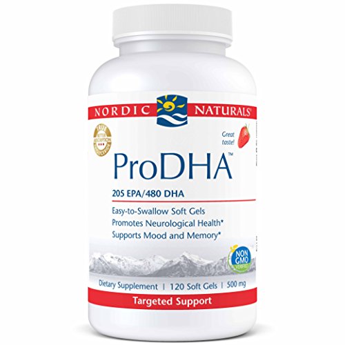 Nordic Naturals Prodha Fish Oil, 205 Mg Epa, 480 Mg Dha, 120 Count