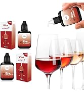 4 Pack Wine Filter Drops, Natural The Wine of Purifier Drops for Red and White Wine, Removes Hist...