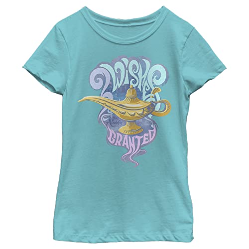 T-shirt Aladdin Live Action Fifth Sun bleu tahiti taille l fille