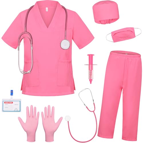 Sizgaroot Doctor Costume For Kids Toddler Girls Boys Doctor Costume With Lab Coat Halloween Party Dress Up  thumb #2