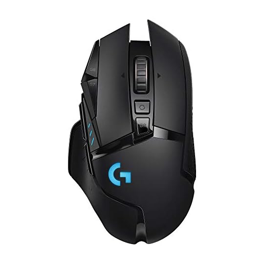 
                            Logitech G502 LIGHTSPEED Wireless Gaming Mouse, HERO 25K Sensor, 25,600 DPI, RGB, Adjustable Weights, 11 Programmable Buttons, Long Battery Life, On-Board Memory, PC / Mac
                        
