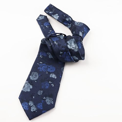 Image of Alizeal Mens 3.15'' Colorful Flower Pattern and handkerchief Necktie Set