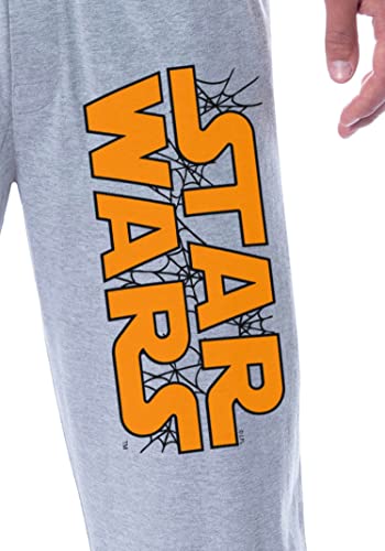 Star Wars Mens' Halloween Spiderweb Movie Logo Sleep Pajama Pants (Small)3