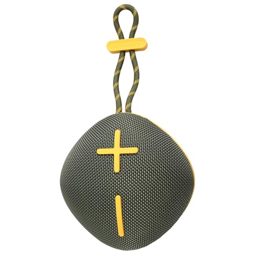 Petite enceinte Bluetooth portable H68 verte idéale pour le camping et les pique-niques