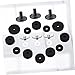 BESPORTBLE 21pcs Drum Kit Felt Pads Slip Drum Replacement Washers Non-slip Friction Pads for Cymbal Stands Full Protection Kit