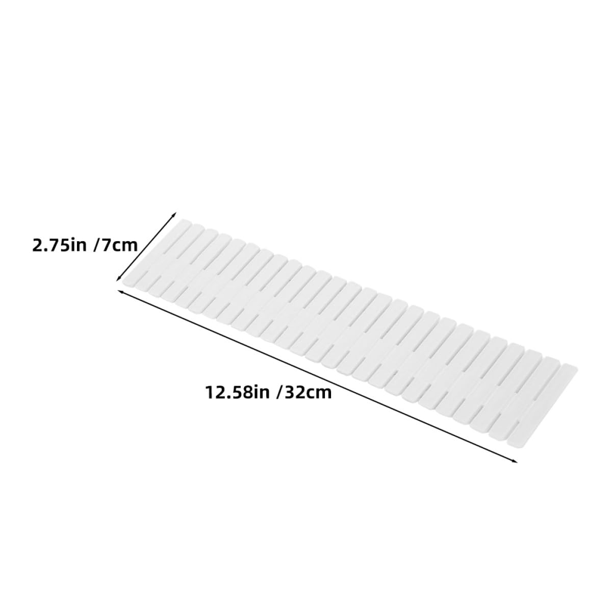 16 pezzi Organizzatori Cassetto Regolabili in Plastica Divisori DIY per Trucco Biancheria e Cucina Separatori Adattabili per Ogni