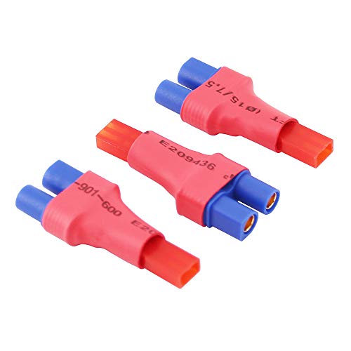 3pcs EC3 Conector Hembra a JST Adaptador inalámbrico miniatura 1