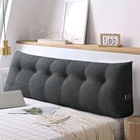 OHMG Rugkussen 120/140/160/180/200 cm, wigvormig kussen geschikt voor