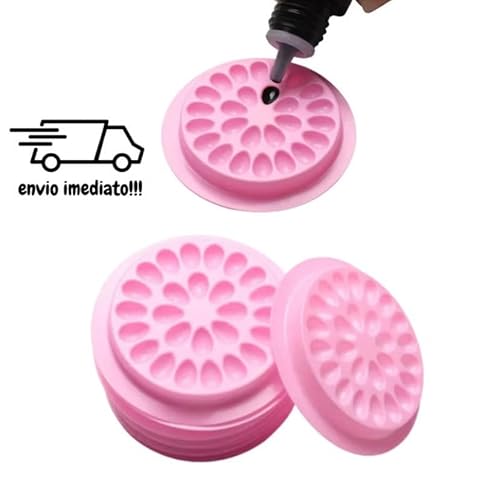 KIT 100 SUPORTE FLOR COLA E TINTA DESCARTÁVEL SOBRANCELHA