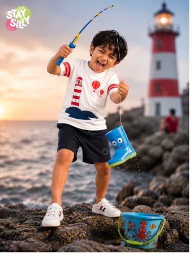 Image of Pilolo Kids Soft Cotton Lycra Pocket T-Shirt for Boy's